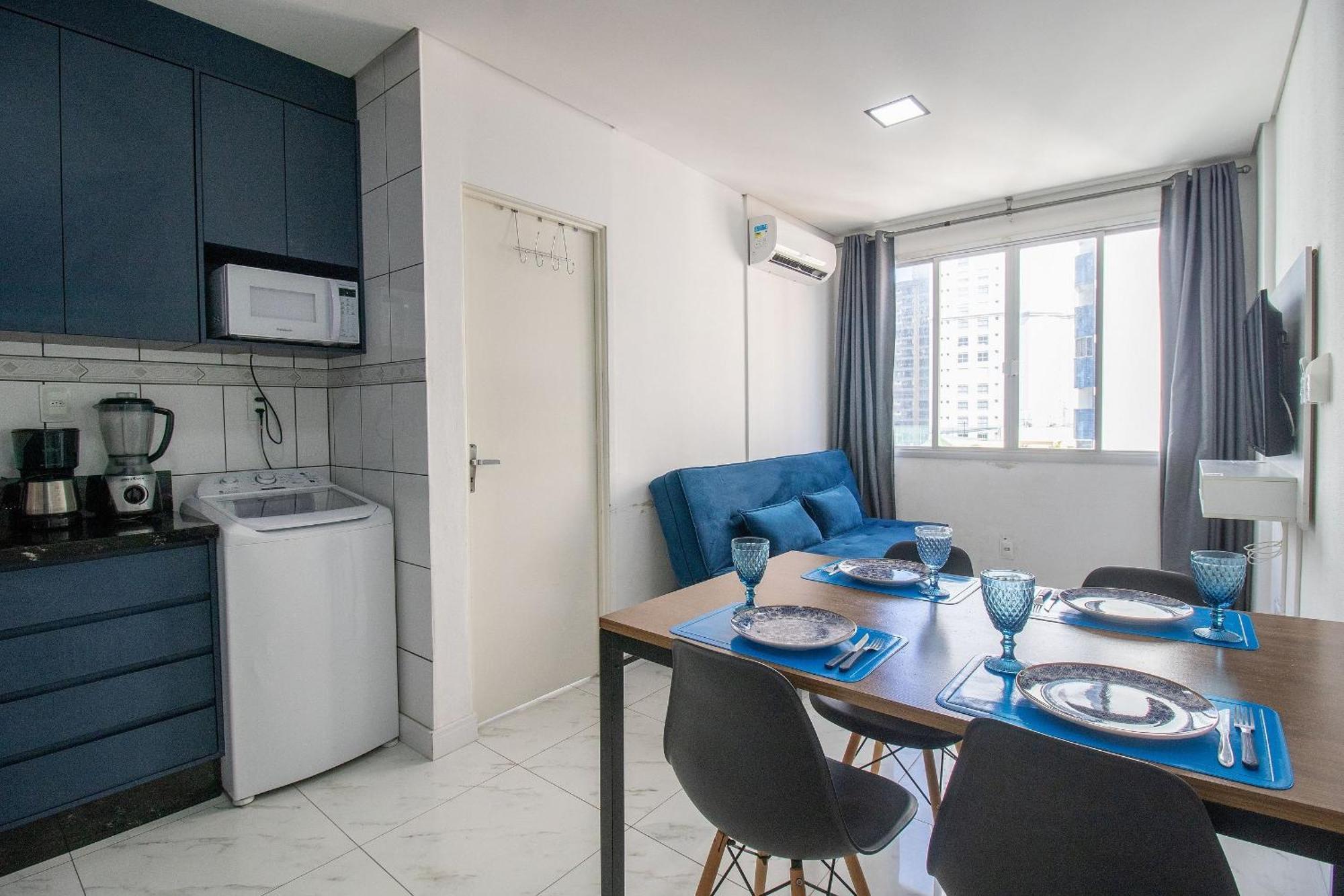 Balneário CamboriúPos83B - Garagem, Climatizado, Tv Smart, Wi-Fiアパートメント エクステリア 写真